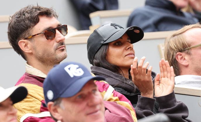 Singer Shy m and Jérémy Frérot in the stands during the Day Eleven of the 2026 Roland Garros French Tennis Open on June 03, 2026 in Paris, France Jacovides Moreau Bestimage Celebs in the stands during the Day Eleven of the 2026 French Open on June 03, 2026 in Paris, France Paris France  Copyright: xJACOVIDES-MOREAUx xBESTIMAGExJACOVIDES-MOREAUx xBESTIMAGEx