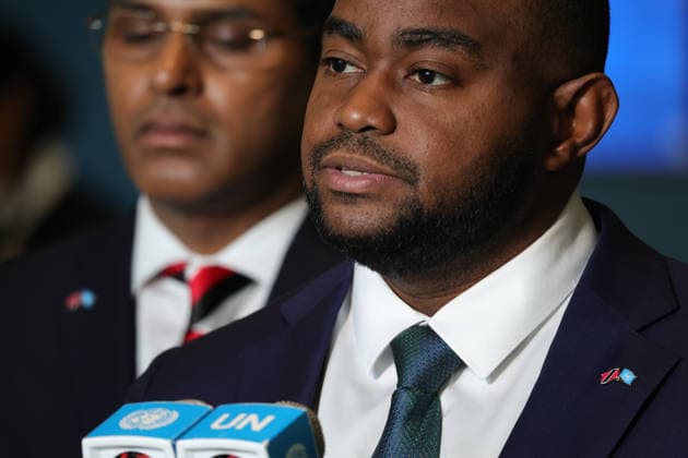 June 3, 2026, New York, New York, USA: Trinidad and TobagoÃ¢â‚¬â ¢s Minister of Foreign and CARICOM Affairs SEAN SOBERS speaks after Trinidad and Tobago was elected to a non-permanent seat on the UN Security Council for the 2027Ã¢â‚¬2028 term inside the General Assembly Hall at UNHQ. New York USA - ZUMAo116 20260603_znp_o116_021 Copyright: xBiancaxOterox