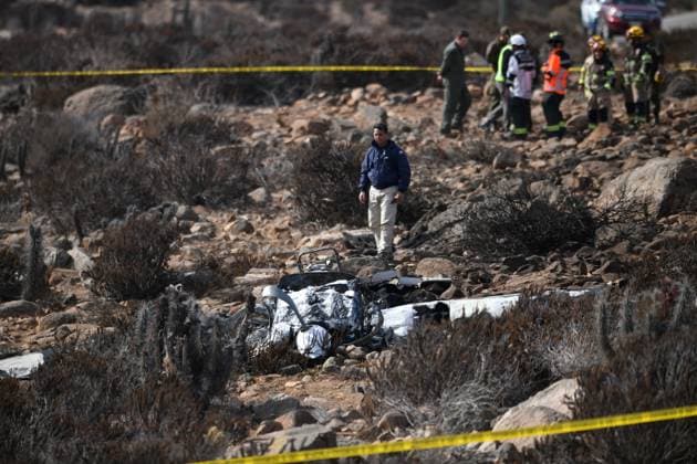 La Higuera June 03, 2026 Pillan T 35 aircraft of the Chilean Air Force suffers plane crash in the sector of quebrada onda in the commune of La Higuera, Coquimbo region Alejandro Pizarro Ubilla Aton Chile, La Higuera Chile Aton 1161991  Copyright: ALEJANDROxPIZARRO ATONCHILE