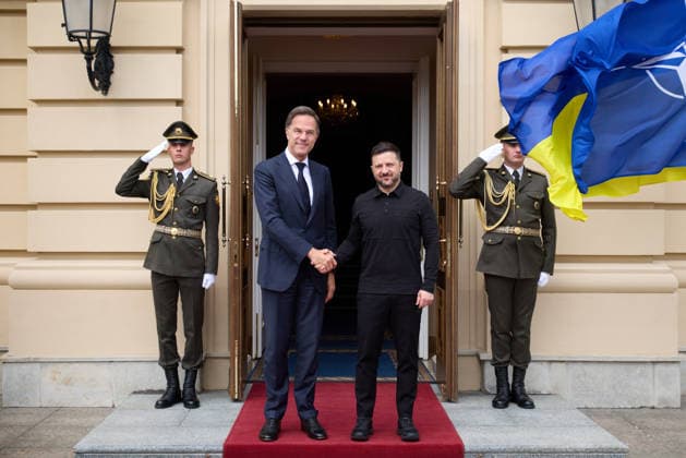 NATO-Ukraine Council Volodymyr Zelenskyy, Mark Rutte and other officials take part in the NATO - Ukraine Council, Kyiv, 3 June 2026, Credit:Office of the President of Ukraine B66 Avalon  Copyright: xOfficexofxthexPresidentxofxUkrainex xB66x xAvalonx 1107567521