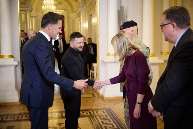 NATO-Ukraine Council Volodymyr Zelenskyy, Mark Rutte and other officials take part in the NATO - Ukraine Council, Kyiv, 3 June 2026, Credit:Office of the President of Ukraine B66 Avalon  Copyright: xOfficexofxthexPresidentxofxUkrainex xB66x xAvalonx 1107567639