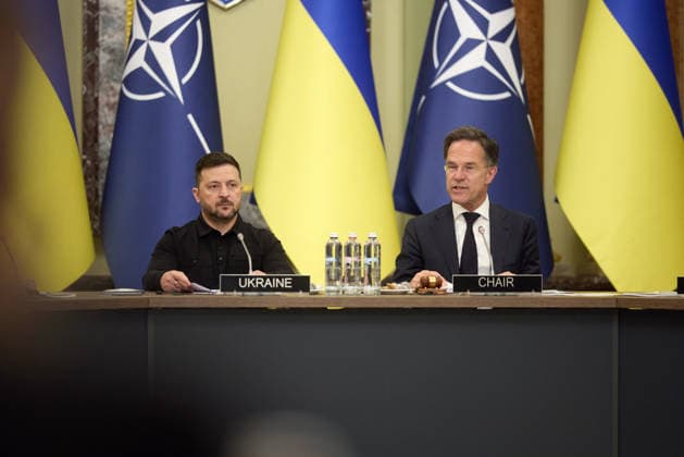 News Bilder des Tages NATO-Ukraine Council Volodymyr Zelenskyy, Mark Rutte and other officials take part in the NATO - Ukraine Council, Kyiv, 3 June 2026, Credit:Office of the President of Ukraine B66 Avalon  Copyright: xOfficexofxthexPresidentxofxUkrainex xB66x xAvalonx 1107567643