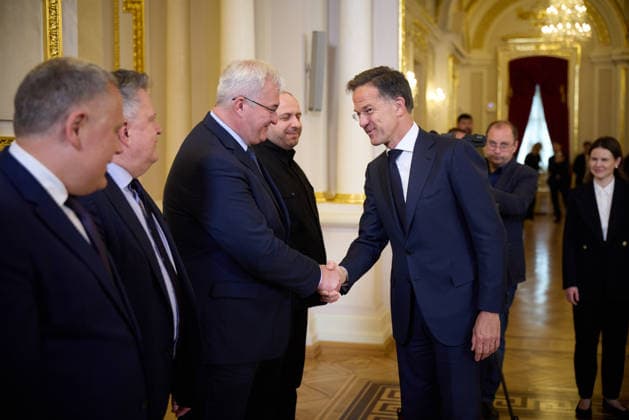 NATO-Ukraine Council Volodymyr Zelenskyy, Mark Rutte and other officials take part in the NATO - Ukraine Council, Kyiv, 3 June 2026, Credit:Office of the President of Ukraine B66 Avalon  Copyright: xOfficexofxthexPresidentxofxUkrainex xB66x xAvalonx 1107567652