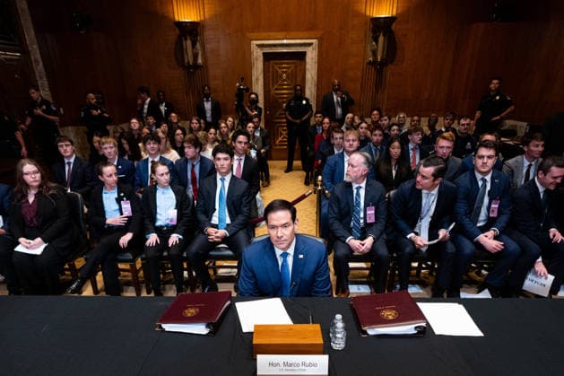 Secretary of State Marco Rubio UNITED STATES - JUNE 3: Secretary of State Marco Rubio appears before the Senate Appropriations Subcommittee on State, Foreign Operations, and Related Programs hearing on the State Department budget request on Wednesday, June 3, 2026. (Bill Clark CQ Roll Call) Washington DC United States EDITORIAL USE ONLY Copyright: x 2026xCQxRollxCallx BillxClarkx rollcallpix171372