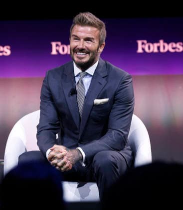 Partner, Authentic Brands Group and Co-Owner, Inter Miami CF Sir David Beckham speaks at the 2025 Forbes Iconoclast Summit on Wednesday, June 3, 2026 at Gotham Hall in New York City.  NYP20260603137 JohnxAngelillo