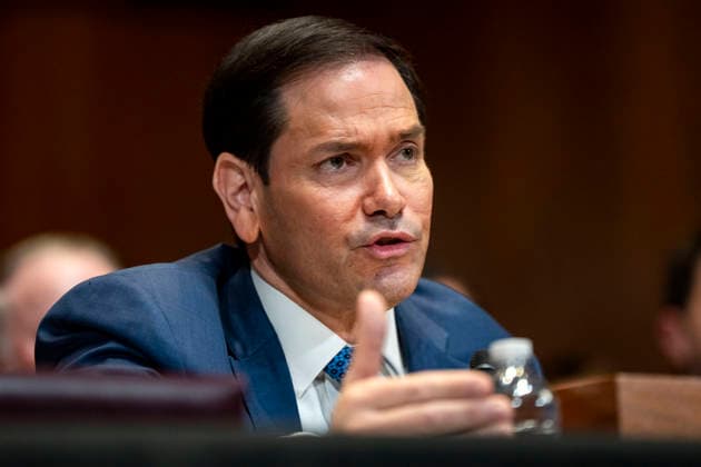 Secretary of State Marco Rubio speaks during a Senate Appropriations Subcommittee on State, Foreign Operations, and Related Programs hearing on the proposed fiscal year 2027 budget request for the State Department in the Dirksen Senate Office Building near the U.S. Capitol in Washington, DC on Wednesday, June 3, 2026.  WAP20260603515 BONNIExCASH