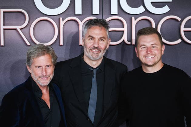 Office Romance Uk Premiere on Wednesday 3 June 2026 Aaron Ryder, Ol Parker and Andrew Swett attends the Office Romance Uk Premiere on Wednesday 3 June 2026 at BFI Southbank, London. ., Credit:Julie Edwards Avalon  Copyright: xJuliexEdwardsx xAvalonx 1107580960