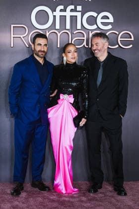 Office Romance Uk Premiere on Wednesday 3 June 2026 Brett Goldstein, Jennifer Lopez and Ol Parker attends the Office Romance Uk Premiere on Wednesday 3 June 2026 at BFI Southbank, London. ., Credit:Julie Edwards Avalon  Copyright: xJuliexEdwardsx xAvalonx 1107583318