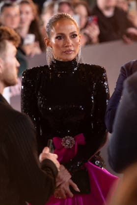 IPA85302045 - London, UK Premiere of the film Office Romance at BFI Southbank - Pictured: Jennifer Lopez  Copyright: xCRISTINAxMASSEIx xx 85302045