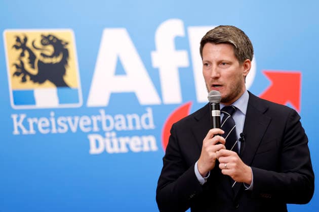 Politiker Dr. Martin Vincentz (AfD) auf der Großveranstaltung Zukunft NRW- Zukunft AFD! des AFD-Kreisverband Düren auf Schloss Burgau. Düren, 03.06.2026 NRW Deutschland *** Politician Dr. Martin Vincentz AfD at the major event Zukunft NRW Zukunft AFD of the AFD Kreisverband Düren at Schloss Burgau Düren, 03 06 2026 NRW Germany Copyright: xChristophxHardtx