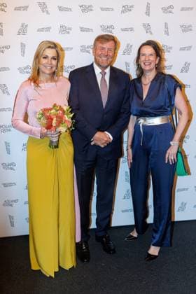 The Netherlands, 2026-06-03 20:30:42 NLD Amsterdam 20260603 - Royal Couple at the opening of the Holland Festival. In the photo: King Willem-Alexander, Queen Maxima and Emily Ansenk, Director of the Holland Festival.  Copyright: xx x