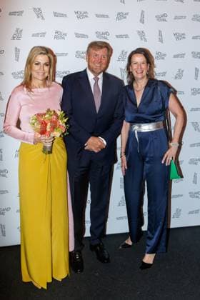 The Netherlands, 2026-06-03 20:30:43 NLD Amsterdam 20260603 - Royal Couple at the opening of the Holland Festival. In the photo: King Willem-Alexander, Queen Maxima and Emily Ansenk, Director of the Holland Festival.  Copyright: xx x