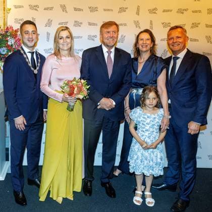 The Netherlands, 2026-06-03 20:31:10 NLD Amsterdam 20260603 - Royal Couple at the opening of the Holland Festival. In the photo: Alexander Scholtes. King Willem-Alexander, Queen Maxima, Emily Ansenk, Alma Valkenburg and Arthur van Dijk.  Copyright: xx x