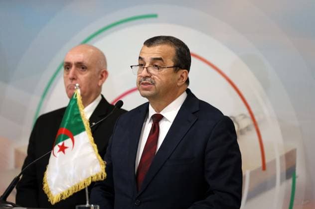 5th ministerial meeting trans-Saharan gas pipeline project TSGP Mohamed Arkab, Algerian Minister of Energy and Mines, at the 5th ministerial meeting of the steering committee for the trans-Saharan gas pipeline project between Algeria, Nigeria and Niger in Algiers, Algeria on June 03, 2026, the meeting will address the conclusions of the 4th ministerial meeting of the TSGP Steering Committee, which was sanctioned by the signing of a memorandum d™entente between the three countries Photo By Billel Bensalem APP Alger Algeria Copyright: xAlgÃ riexPressexPhotosxAPPxBillelxBensalemx xAPPx IMG_3607