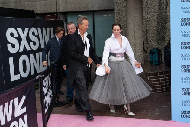 Savage House, World Premiere at SXSW London - 03 Jun 2026 Richard E. Grant and Claire Foy arrive at the Savage House World Premiere at SXSW London held at the Barbican Centre. London United Kingdom Copyright: xPhilxLewisx xSOPAxImagesx RichardEGrantClaireFoyArrive-1040956