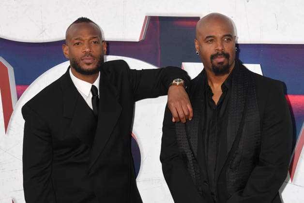 LOS ANGELES, CA - JUNE 3: Marlon Wayans and Shawn Wayans at the World Premiere of Paramount Pictures Scary Movie at Paramount Theatre on June 3, 2026 in Los Angeles, California. Copyright: xJeffreyxMayerx