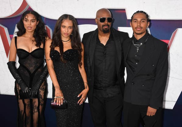 LOS ANGELES, CA - JUNE 3: Ilia Wayans, Laila Wayans, Shawn Wayans and Marlon Wayans at the World Premiere of Paramount Pictures Scary Movie at Paramount Theatre on June 3, 2026 in Los Angeles, California. Copyright: xJeffreyxMayerx