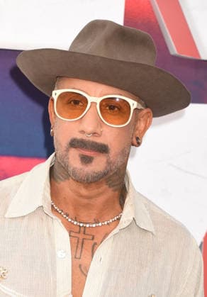 LOS ANGELES, CA - JUNE 3: AJ McLean at the World Premiere of Paramount Pictures Scary Movie at Paramount Theatre on June 3, 2026 in Los Angeles, California. Copyright: xJeffreyxMayerx