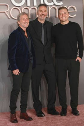 Andrew Swett, Ol Parker und Aaron Ryder bei der Premiere des Netflix-Films Office Romance im BFI Southbank. London, 03.06.2026 *** Andrew Swett, Ol Parker and Aaron Ryder at the premiere of the Netflix film Office Romance at BFI Southbank London, 03 06 2026 Foto:xD.xJonesx xFuturexImagex romance_london_6609