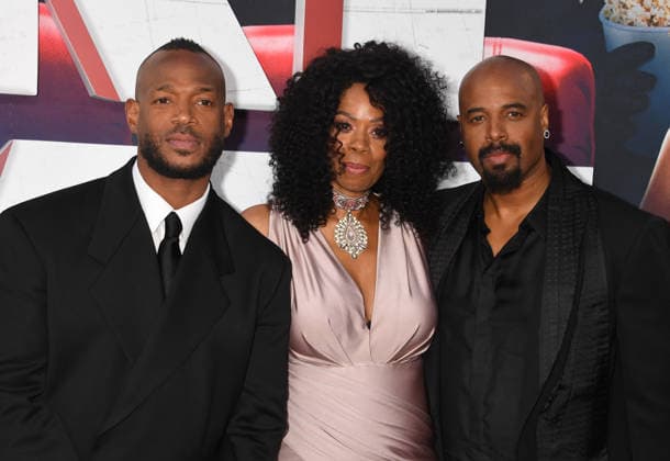 LOS ANGELES, CA - JUNE 3: Marlon Wayans, Kim Wayans and Shawn Wayans at the World Premiere of Paramount Pictures Scary Movie at Paramount Theatre on June 3, 2026 in Los Angeles, California. Copyright: xJeffreyxMayerx