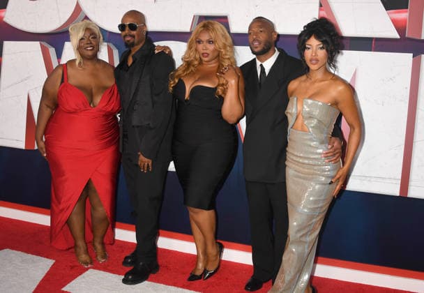 LOS ANGELES, CA - JUNE 3: Shawn Wayans, Lizzo and Marlon Wayans at the World Premiere of Paramount Pictures Scary Movie at Paramount Theatre on June 3, 2026 in Los Angeles, California. Copyright: xJeffreyxMayerx