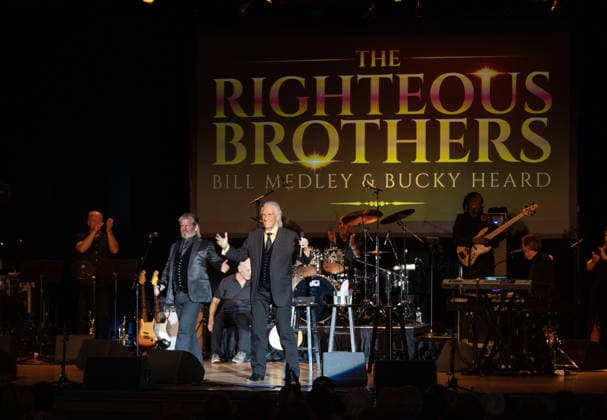 June 3, 2026, Lexington, Massachusetts, USA: BUCKY HEARD (left) and BILL MEDLEY (right) of The Righteous Brothers perform to a sold-out crowd in Lexington, Massachusetts. The legendary act is best known for hits including YouÃ¢â‚¬â ¢ve Lost That LovinÃ¢â‚¬â ¢ FeelinÃ¢â‚¬â ¢, which reached number one on the Billboard Hot 100, and Unchained Melody, one of the groupÃ¢â‚¬â ¢s most enduring and recognizable recordings. Lexington USA - ZUMAs379 20260603_znp_s379_001 Copyright: xDavexShrewsburyx