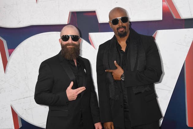LOS ANGELES, CA - JUNE 3: Michael Tiddes and Shawn Wayans at the World Premiere of Paramount Pictures Scary Movie at Paramount Theatre on June 3, 2026 in Los Angeles, California. Copyright: xJeffreyxMayerx