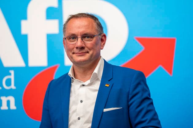 Tino Chrupalla (Fraktionsvorsitzender AfD) bei der Großveranstaltung: Zukunft NRW, Zukunft NRW in Düren - 03.06.2026, Schloss Burgau, Düren, AfD Kreis Düren *** Tino Chrupalla Chairman of the AfD parliamentary group at the major event Zukunft NRW, Zukunft NRW in Düren 03 06 2026, Schloss Burgau, Düren, AfD Kreis Düren Copyright: HMBxMedia xMarcoxBader