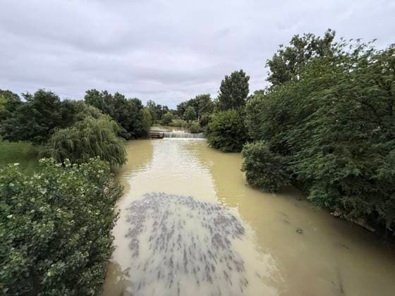 Disappearance Of Missing Girl Lyhanna - Illustration Gers River The Gers river, where gendarmerie search efforts are set to concentrate during the day, is seen near Fleurance and Montestruc-sur-Gers, Gers, France on June 3, 2026, as the search for 11-year-old Lyhanna, who disappeared on May 29 in the Fleurance area, continues to mobilize significant investigative resources; suspect Jerome Barella, 41, has been charged and placed in pre-trial detention on suspicion of kidnapping and illegal confinement of a minor under the age of 15. Photo by JMP ABACAPRESS.COM Gers France  Copyright: xJMP-Moritz ABACAx