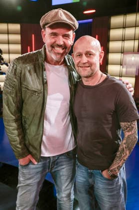 Heinz-Willhelm Esser und Jürgen Vogel bei der Aufzeichnung der WDR-Talkshow Kölner Treff im WDR Studio BS 3. Köln, 03.06.2026 *** Heinz Willhelm Esser and Jürgen Vogel at the recording of the WDR talk show Kölner Treff in WDR Studio BS 3 Cologne, 03 06 2026 Foto:xR.xSchmiegeltx xFuturexImagex koelner_treff0306_6627