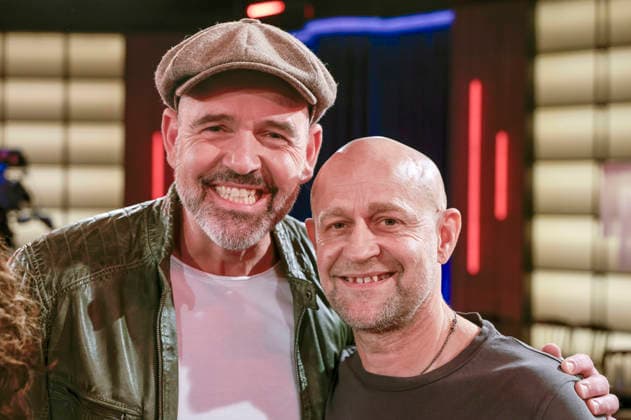 Heinz-Willhelm Esser und Jürgen Vogel bei der Aufzeichnung der WDR-Talkshow Kölner Treff im WDR Studio BS 3. Köln, 03.06.2026 *** Heinz Willhelm Esser and Jürgen Vogel at the recording of the WDR talk show Kölner Treff in WDR Studio BS 3 Cologne, 03 06 2026 Foto:xR.xSchmiegeltx xFuturexImagex koelner_treff0306_6629