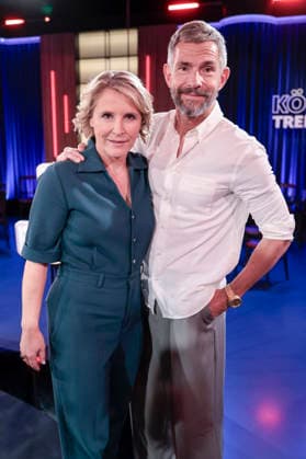 Susan Link und Micky Beisenherz bei der Aufzeichnung der WDR-Talkshow Kölner Treff im WDR Studio BS 3. Köln, 03.06.2026 *** Susan Link and Micky Beisenherz at the recording of the WDR talk show Kölner Treff in WDR Studio BS 3 Cologne, 03 06 2026 Foto:xR.xSchmiegeltx xFuturexImagex koelner_treff0306_6646