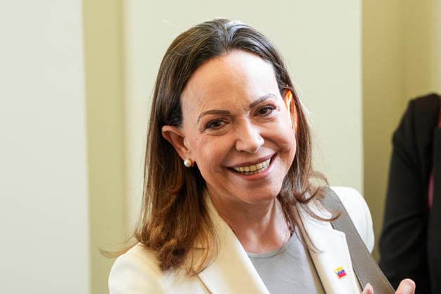 Prime Minister Stoere meets Machado Oslo 20260604. Venezuelan opposition leader and Nobel Peace Prize laureate Maria Corina Machado at the Norwegian Prime Minister s residence in Oslo. Photo: Lise Aaserud NTB Oslo Norway Lc6dxy1s-b0 EDITORIAL USE ONLY Ref:_POLLc6dxy1s-b0.jpg *** Prime Minister Stoere meets Machado Oslo 20260604 Venezuelan opposition leader and Nobel Peace Prize laureate Maria Corina Machado at the Norwegian Prime Minister s residence in Oslo Photo Lise Aaserud NTB Oslo Norway Lc6dxy1s b0 EDITORIAL USE ONLY Ref POLLc6dxy1s b0 jpg  Copyright: xLisexAaserudx xNTBx
