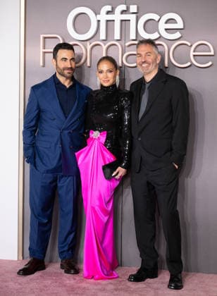 Brett Goldstein, Jennifer Lopez and Ol Parker attends Office Romance UK Premiere at the BFI Southbank in London, England. UK. Wednesday 3rd June 2026. Copyright: xJamesxWarrenx ae7dj450
