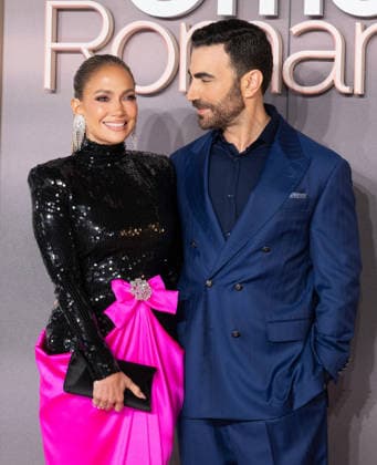 Jennifer Lopez and Brett Goldstein attends Office Romance UK Premiere at the BFI Southbank in London, England. UK. Wednesday 3rd June 2026. Copyright: xJamesxWarrenx ae7dj441