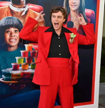 Cast member Cameron Scott Roberts attends the premiere of the motion picture slapstick horror parody Scary Movie at the Paramount Pictures Studio Lot in Los Angeles on Wednesday, June 3, 2026. Storyline: Two friends find themselves caught up in mayhem involving killers, monsters and supernatural creatures once again.  LAP2026060313 JIMxRUYMEN