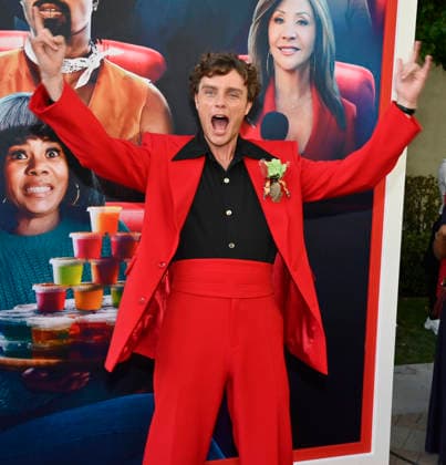 Cast member Cameron Scott Roberts attends the premiere of the motion picture slapstick horror parody Scary Movie at the Paramount Pictures Studio Lot in Los Angeles on Wednesday, June 3, 2026. Storyline: Two friends find themselves caught up in mayhem involving killers, monsters and supernatural creatures once again.  LAP2026060310 JIMxRUYMEN