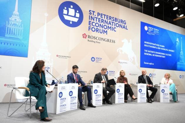 SPIEF-2026. The Nations Engineering Culture: Renewal or Reinvention? 9180086 04.06.2026 SPIEF-2026. The Nations Engineering Culture: Renewal or Reinvention? Grigory Sysoev Sputnik St. Petersburg Russia  Copyright: xGrigoryxSysoevx