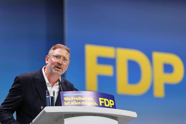 Berlin, Deutschland, 30.05.2026: Estrel: 77. Bundesparteitag der FDP: Jakob Schirmer *** Berlin, Germany, 30 05 2026 Estrel 77 Federal Party Conference of the FDP Jakob Schirmer Copyright: xdtsxNachrichtenagenturx dts_121359