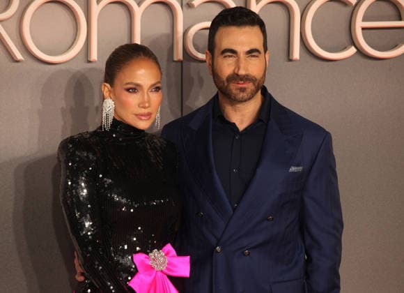 Office Romance premiere London, UK. Jennifer Lopez and Brett Goldstein at Office Romance premiere. BFI. 3rd June 2026. LMK11-S030626-001 Steve Bealing Landmark Media 