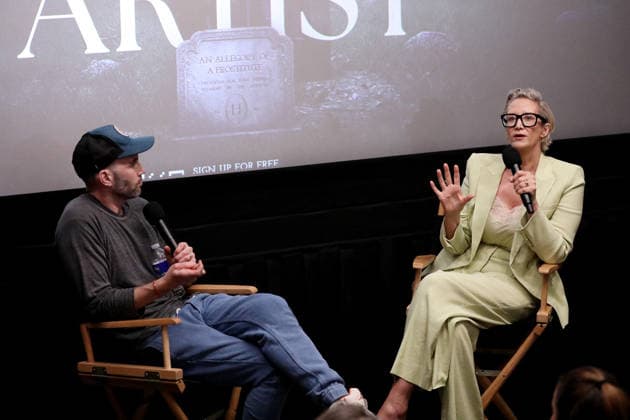 TV Academy FYC screening of The Artist on The Network at the Bryant Park hotel screening room Featuring: Aram Rappaport (CEO The Network Streaming Platform, Showrunner) and Janet McTeer Where: New York, New York, United States When: 03 Jun 2026 Credit: Marion Curtis StarPixforTheNetworkStreamingPlatform INSTARimages EDITORIAL USE ONLY. NOT FOR USE BY NEWSPAPERS BASED IN THE UK. Copyright: xx instar55747413