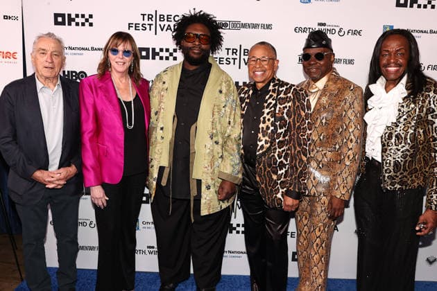 Arrivals for the 25th Anniversary Tribeca Festival opening night with HBOs Earth, Wind and Fire ( To Be Celestial vs That s the Way Of the World ) at the Beacon theatre Featuring: Robert De Niro, Jane Rosenthal, Questlove, Ralph Johnson, Phillip Bailey and Verdine White Where: New York, New York, United States When: 03 Jun 2026 Credit: Dave Allocca Starpix INSTARimages EDITORIAL USE ONLY. NOT FOR USE BY NEWSPAPERS BASED IN THE UK. Copyright: xx instar55747533