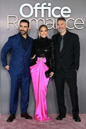 Office Romance UK Premiere in London LONDON, ENGLAND - JUNE 03: Brett Goldstein, Jennifer Lopez and Ol Parker attending the Office Romance UK Premiere at BFI Southbank on June 03, 2026 in London, England CAP MAR MAR Great Britain Copyright: xMartinxHarris CapitalxPicturesx