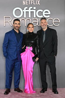 Office Romance UK Premiere in London LONDON, ENGLAND - JUNE 03: Brett Goldstein, Jennifer Lopez and Ol Parker attending the Office Romance UK Premiere at BFI Southbank on June 03, 2026 in London, England CAP MAR MAR Great Britain Copyright: xMartinxHarris CapitalxPicturesx