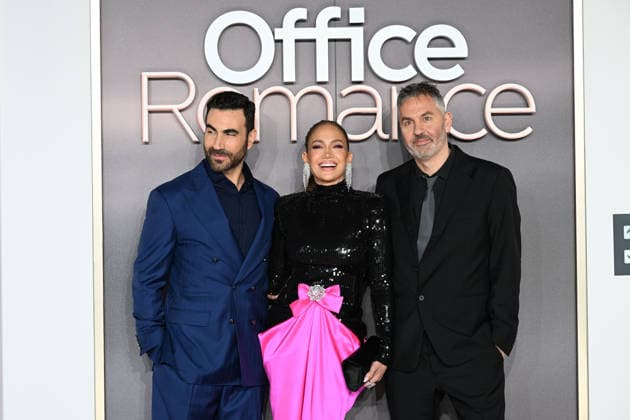 Office Romance UK Premiere in London LONDON, ENGLAND - JUNE 03: Brett Goldstein, Jennifer Lopez and Ol Parker attending the Office Romance UK Premiere at BFI Southbank on June 03, 2026 in London, England CAP MAR MAR Great Britain Copyright: xMartinxHarris CapitalxPicturesx
