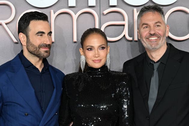Office Romance UK Premiere in London LONDON, ENGLAND - JUNE 03: Brett Goldstein, Jennifer Lopez and Ol Parker attending the Office Romance UK Premiere at BFI Southbank on June 03, 2026 in London, England CAP MAR MAR Great Britain Copyright: xMartinxHarris CapitalxPicturesx