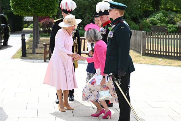 . 04 06 2026. London, United Kingdom. Queen Camilla attends Founder s Day at The Royal Hospital Chelsea in London, where she met the resident Chelsea Pensioners.  xPoolx xi-Imagesx IIM-26807-0011