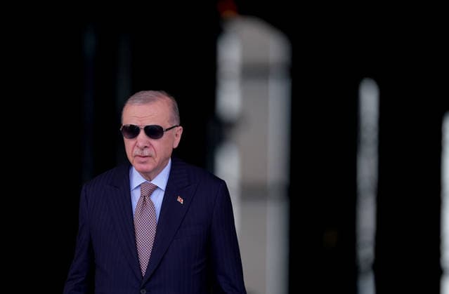 Turkish President Erdogan welcomes Nigerian President Tchiani in Ankara ANKARA, TURKIYE - JUNE 04: Turkish President Recep Tayyip Erdogan welcomes Nigerian President Abdourahamane Tchiani (not seen) with an official ceremony at the Presidential Complex in Ankara, Turkiye on June 04, 2026. Ercin Erturk Anadolu Ankara Turkey. Editorial use only. Please get in touch for any other usage.  Copyright: x2026xAnadoluxErcinxErturkx