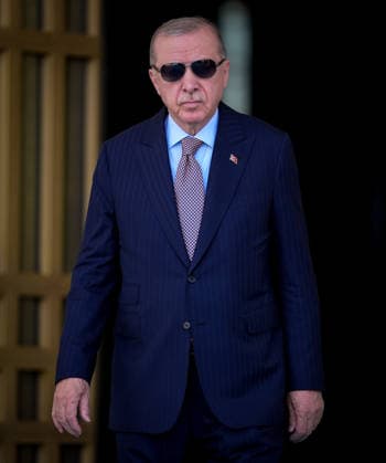 Turkish President Erdogan welcomes Nigerian President Tchiani in Ankara ANKARA, TURKIYE - JUNE 04: Turkish President Recep Tayyip Erdogan welcomes Nigerian President Abdourahamane Tchiani (not seen) with an official ceremony at the Presidential Complex in Ankara, Turkiye on June 04, 2026. Ercin Erturk Anadolu Ankara Turkey. Editorial use only. Please get in touch for any other usage.  Copyright: x2026xAnadoluxErcinxErturkx