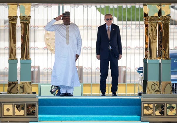 Turkish President Erdogan welcomes Nigerian President Tchiani in Ankara ANKARA, TURKIYE - JUNE 04: Turkish President Recep Tayyip Erdogan welcomes Nigerian President Abdourahamane Tchiani with an official ceremony at the Presidential Complex in Ankara, Turkiye on June 04, 2026. Ercin Erturk Anadolu Ankara Turkey. Editorial use only. Please get in touch for any other usage.  Copyright: x2026xAnadoluxErcinxErturkx